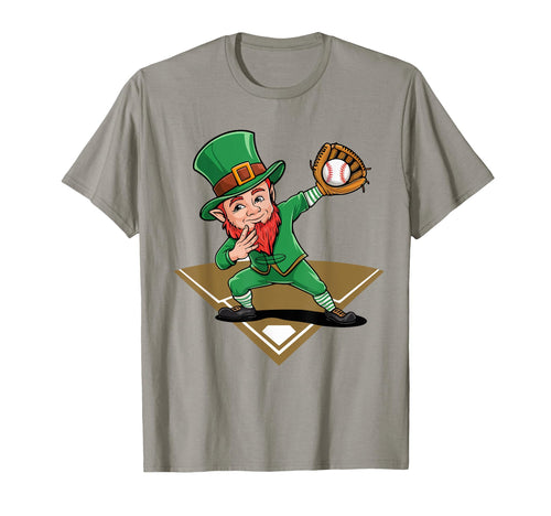 Funny Leprechaun Dabbing Baseball St T-Shirt - Graphic Print for Adults - T-Shirt, Sweatshirt, Hoodie