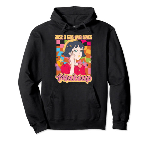 Anime Who Loves Makeup Rainbow Japan Hoodie - Custom Art Print Men Women - T-Shirt, Sweatshirt, Hoodie