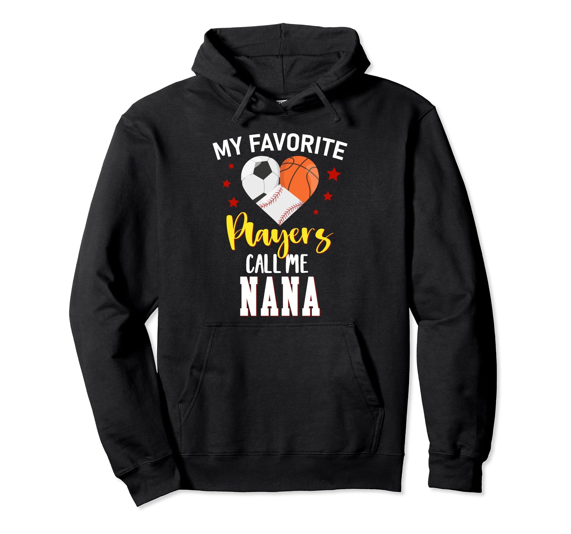 My Favorite Players Baseball Basketball Hoodie - Fun Novelty Design Unisex - T-Shirt, Sweatshirt, Hoodie