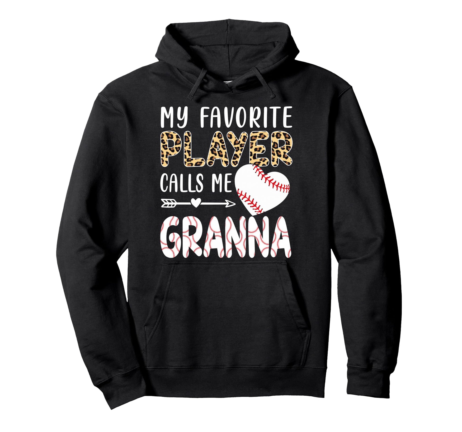 My Favorite Player Calls Me Granna Hoodie - Minimalist Print for Adults - T-Shirt, Sweatshirt, Hoodie