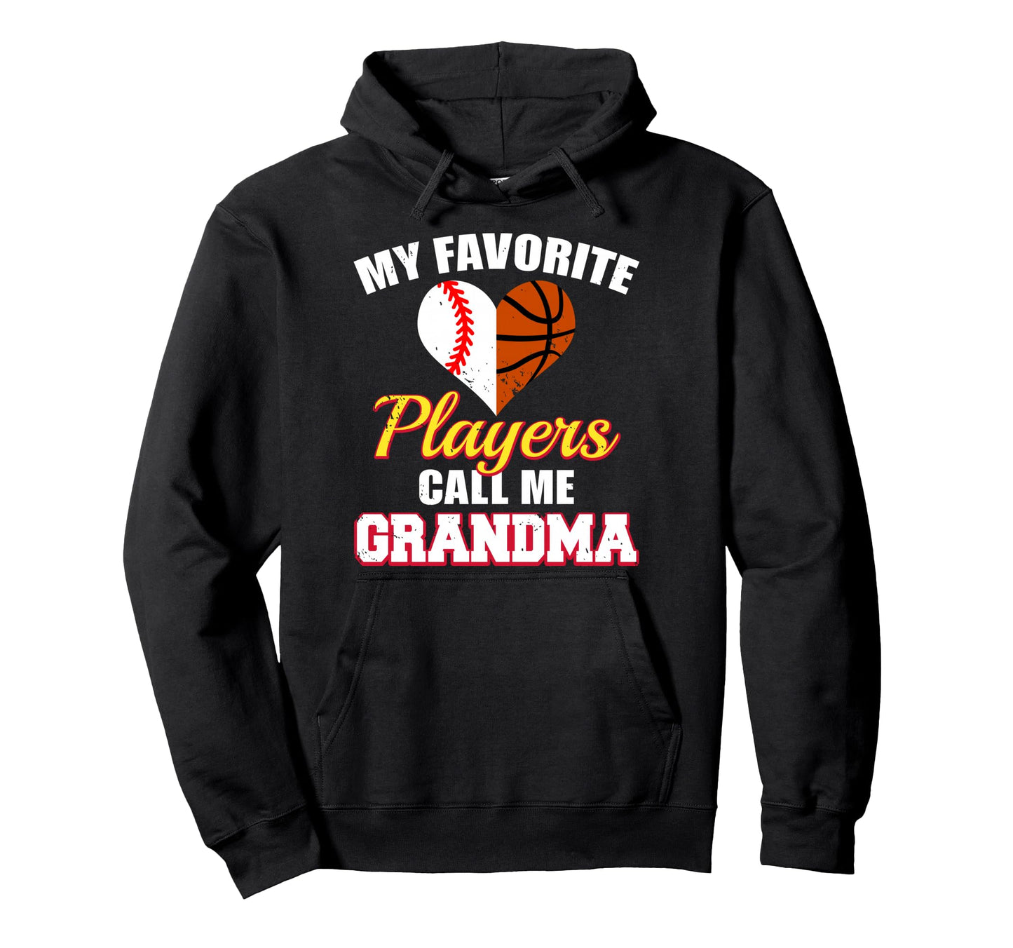 My Favorite Baseball Basketball Players Hoodie - Novelty Apparel Unisex - T-Shirt, Sweatshirt, Hoodie