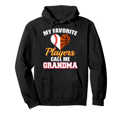My Favorite Baseball Basketball Players Hoodie - Novelty Apparel Unisex - T-Shirt, Sweatshirt, Hoodie
