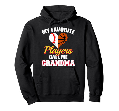 My Favorite Baseball Basketball Players Hoodie - Novelty Apparel Unisex - T-Shirt, Sweatshirt, Hoodie