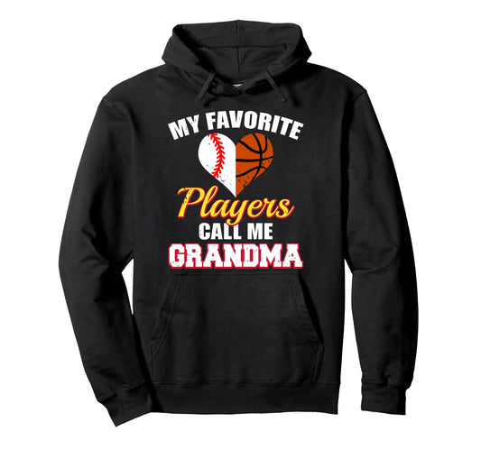 My Favorite Baseball Basketball Players Hoodie - Novelty Apparel Unisex - T-Shirt, Sweatshirt, Hoodie