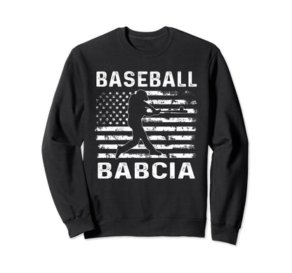 Baseball Babcia Grandma Usa Flag 4Th Sweatshirt - Custom Art Print Unisex - T-Shirt, Sweatshirt, Hoodie
