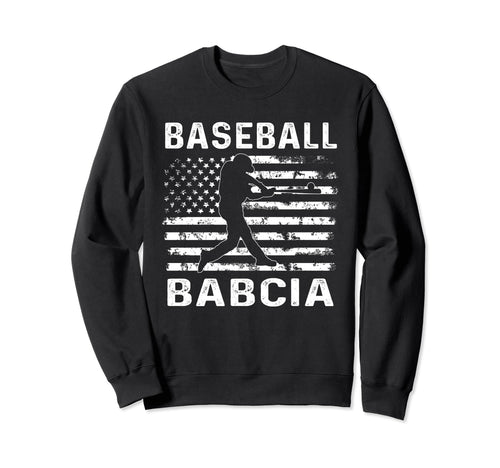 Baseball Babcia Grandma Usa Flag 4Th Sweatshirt - Custom Art Print Unisex - T-Shirt, Sweatshirt, Hoodie