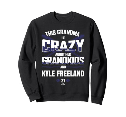 Grandma Crazy Kyle Freeland Sweatshirt - Aesthetic Graphic for Adults - T-Shirt, Sweatshirt, Hoodie