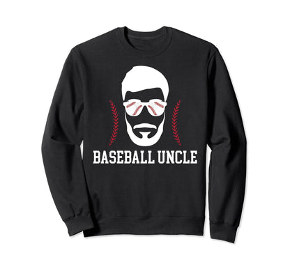 Baseball Uncle Beard Uncle Sweatshirt - Novelty Apparel for Adults - T-Shirt, Sweatshirt, Hoodie
