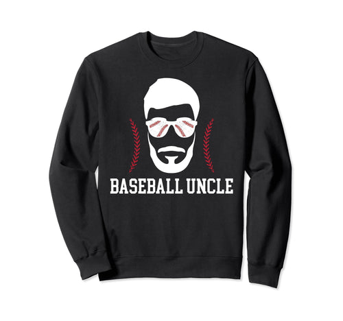 Baseball Uncle Beard Uncle Sweatshirt - Novelty Apparel for Adults - T-Shirt, Sweatshirt, Hoodie