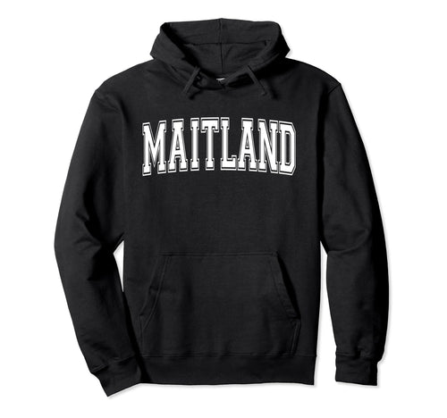 Maitland Fl Florida Usa Sports Varsity Hoodie - Minimalist Print Unisex - T-Shirt, Sweatshirt, Hoodie