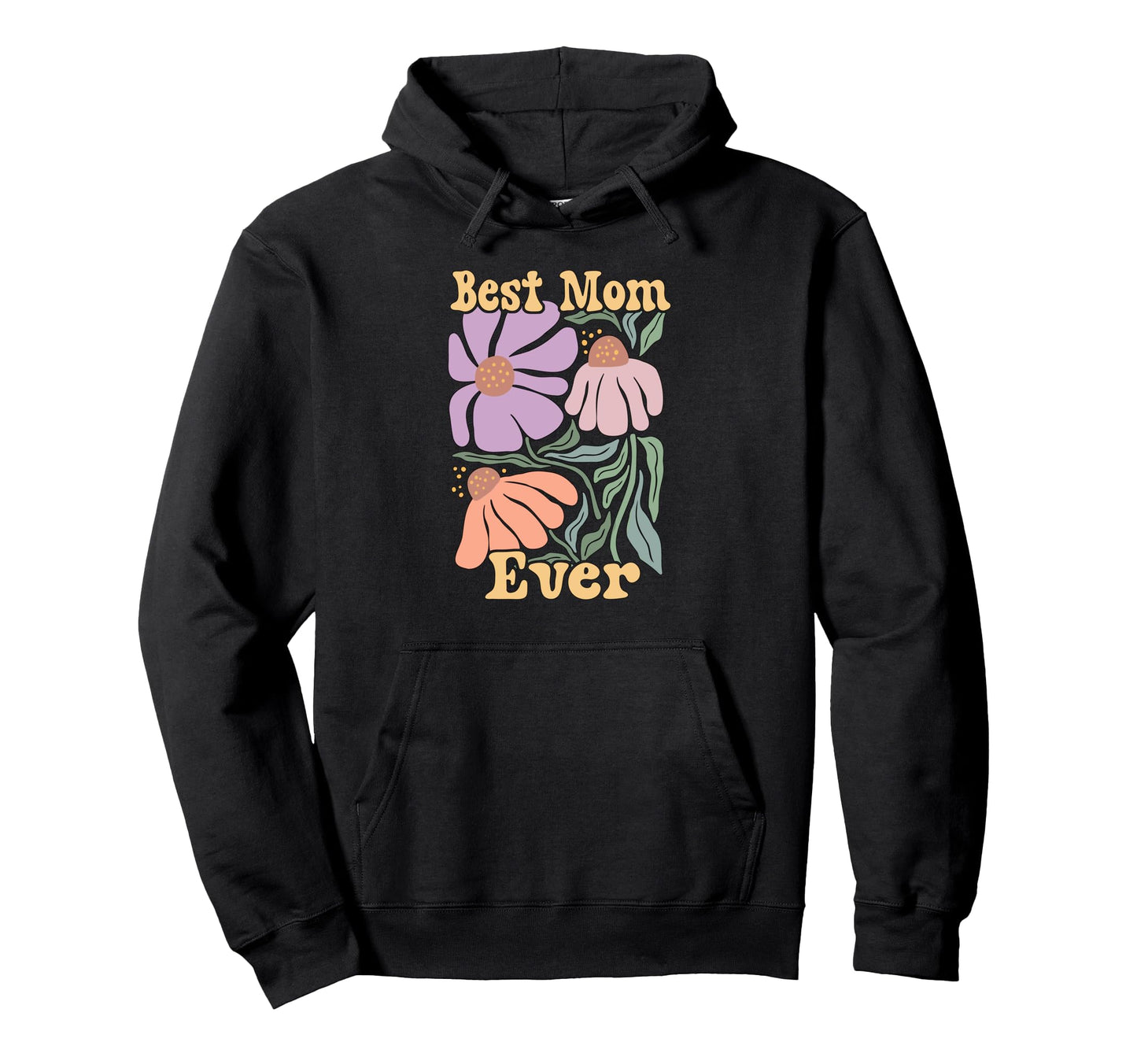 Supercute Love Her Floral Groovy Hoodie - Fun Novelty Design for Adults - T-Shirt, Sweatshirt, Hoodie