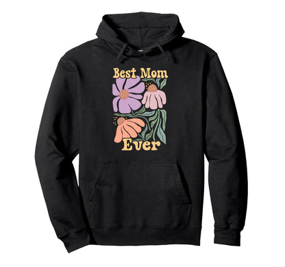 Supercute Love Her Floral Groovy Hoodie - Fun Novelty Design for Adults - T-Shirt, Sweatshirt, Hoodie