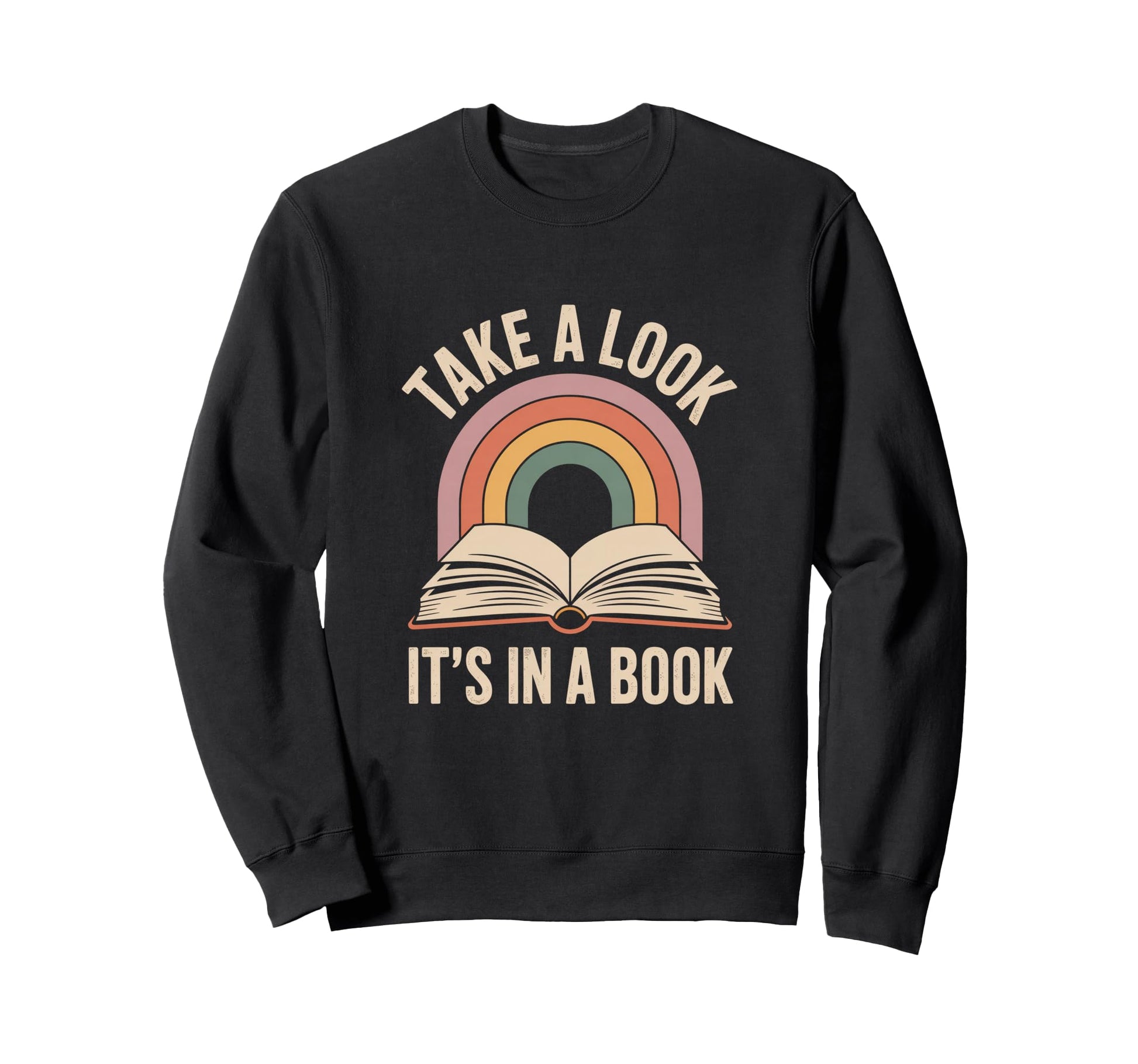 Take Its Book Reading Sweatshirt - Aesthetic Graphic Unisex - T-Shirt, Sweatshirt, Hoodie