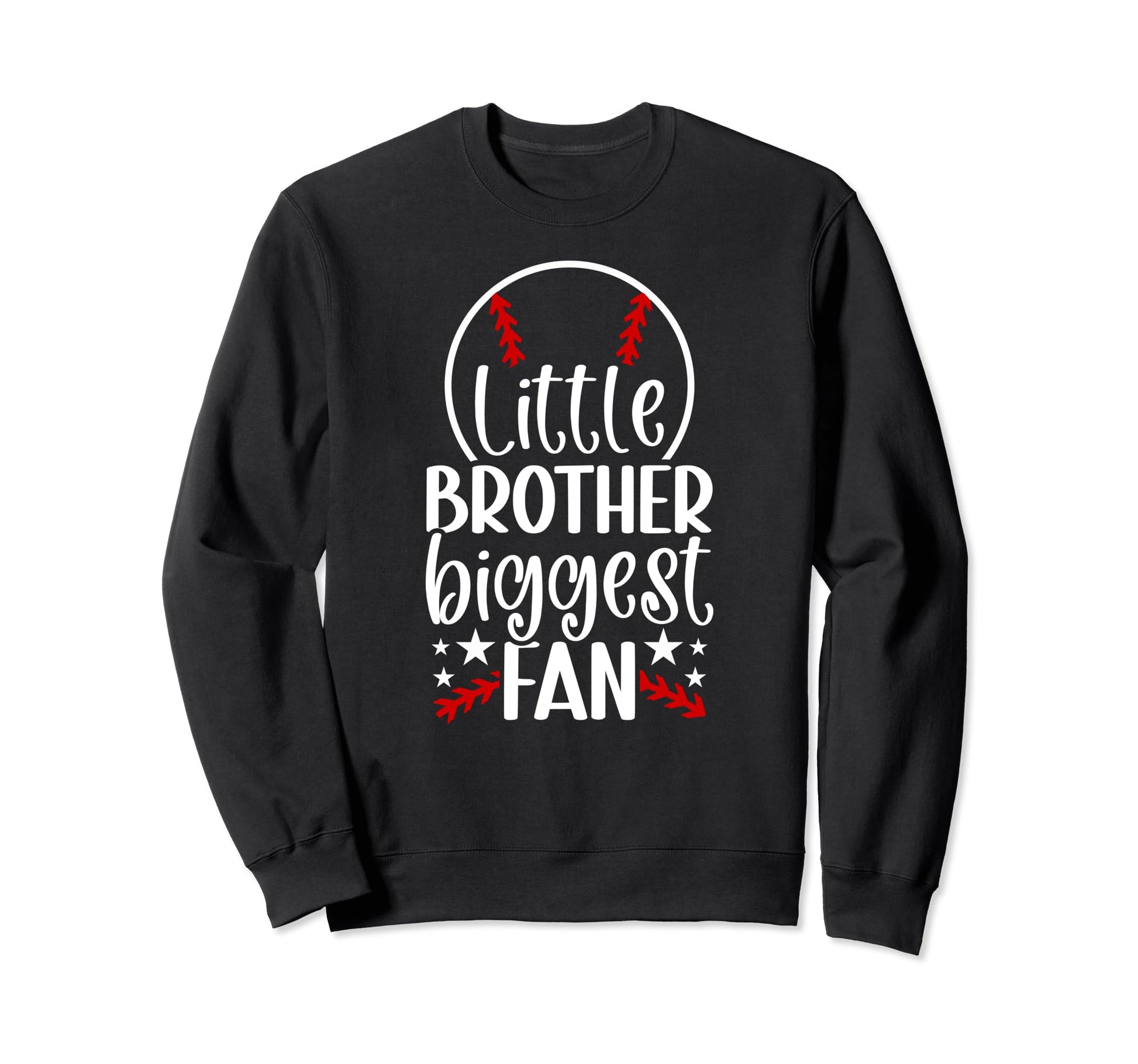 Little Brother Baseball Brother Sweatshirt - Novelty Apparel Unisex - T-Shirt, Sweatshirt, Hoodie