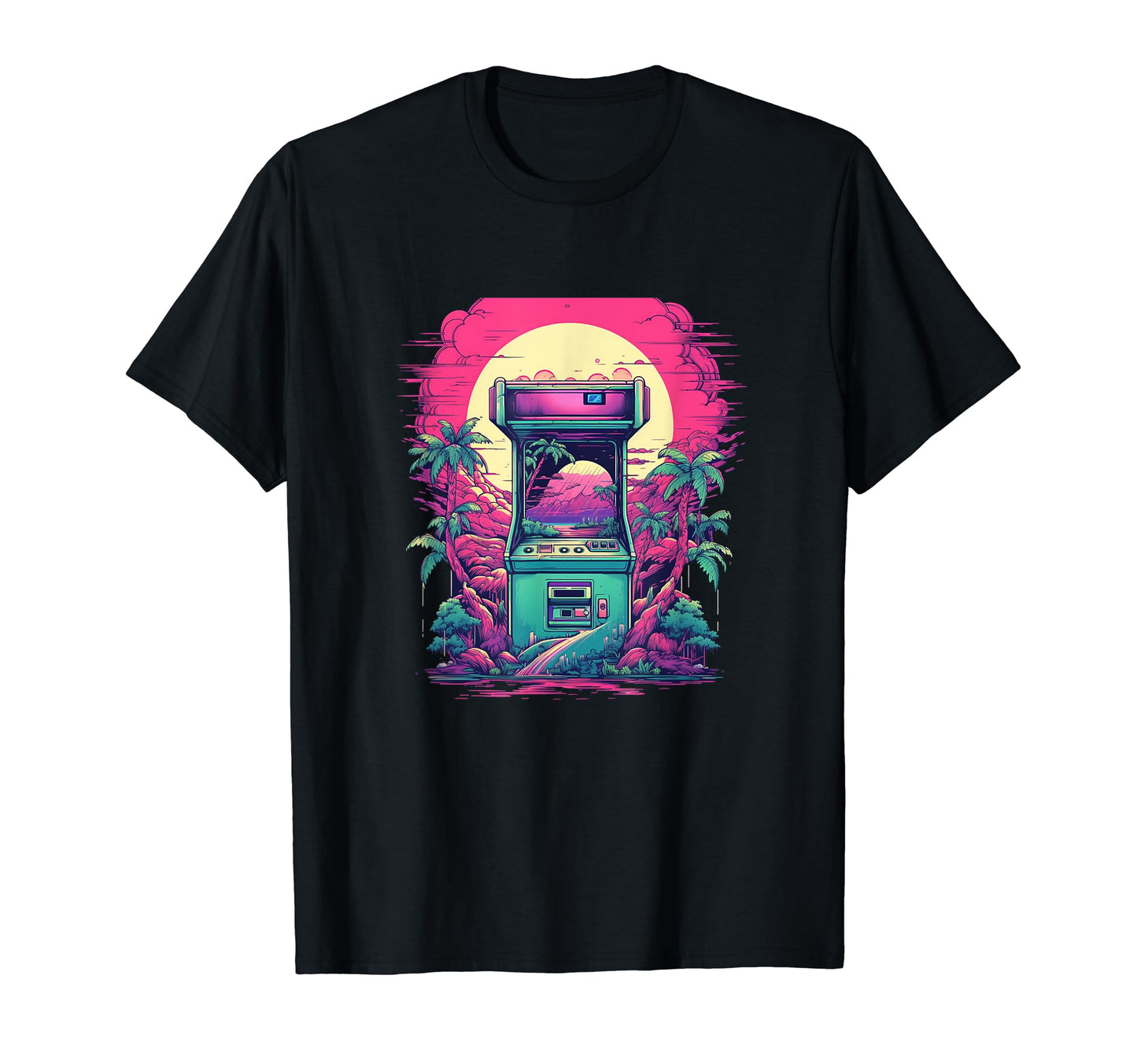 Vaperwave Aesthetic Glitch Anime T-Shirt - Trendy Graphic Men Women - T-Shirt, Sweatshirt, Hoodie