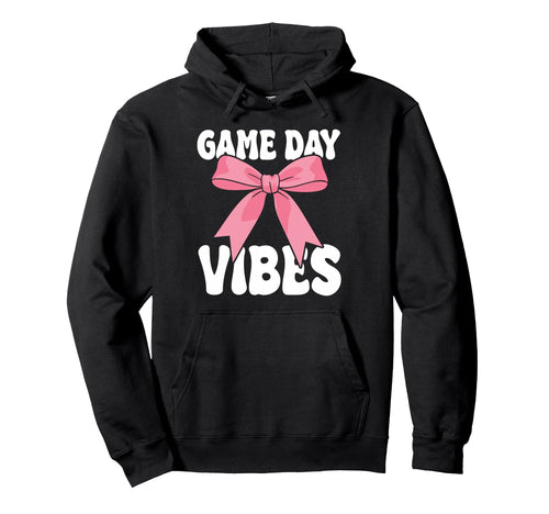 Game Day Vibes Football Mom Football Hoodie - Streetwear Style for Adults - T-Shirt, Sweatshirt, Hoodie