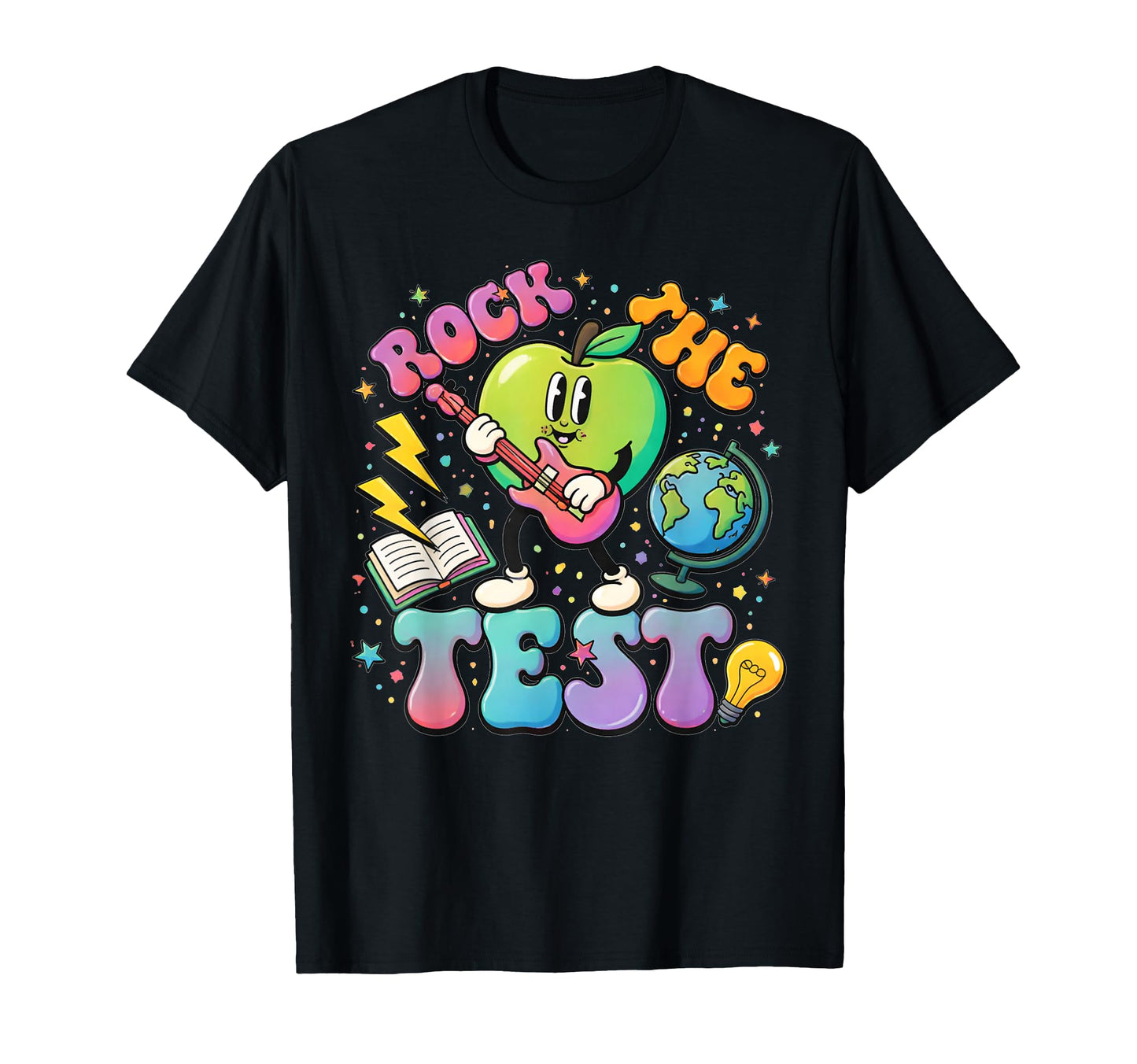 Rock Test Funny Teacher Appreciation T-Shirt - Graphic Print Unisex - T-Shirt, Sweatshirt, Hoodie