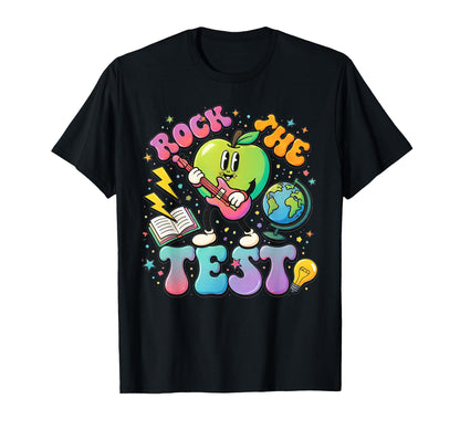 Rock Test Funny Teacher Appreciation T-Shirt - Graphic Print Unisex - T-Shirt, Sweatshirt, Hoodie