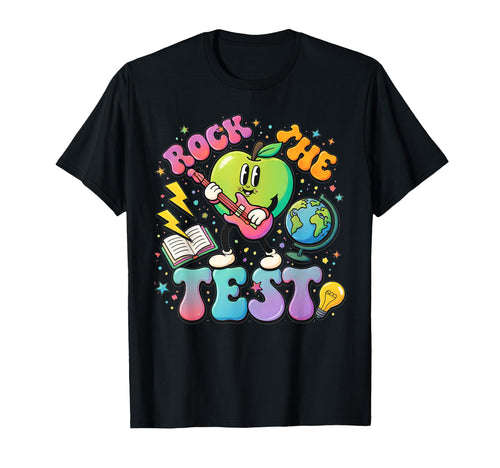 Rock Test Funny Teacher Appreciation T-Shirt - Graphic Print Unisex - T-Shirt, Sweatshirt, Hoodie