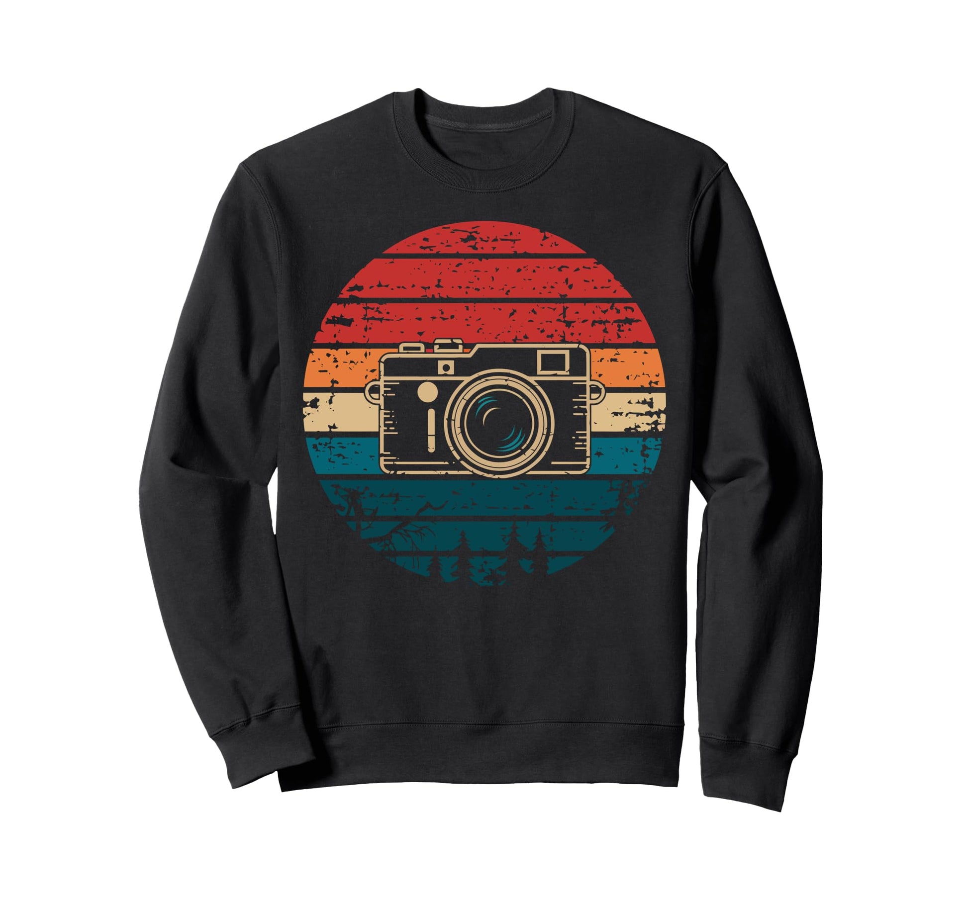 Sunset Camera Photography Lover Sweatshirt - Minimalist Print Men Women - T-Shirt, Sweatshirt, Hoodie