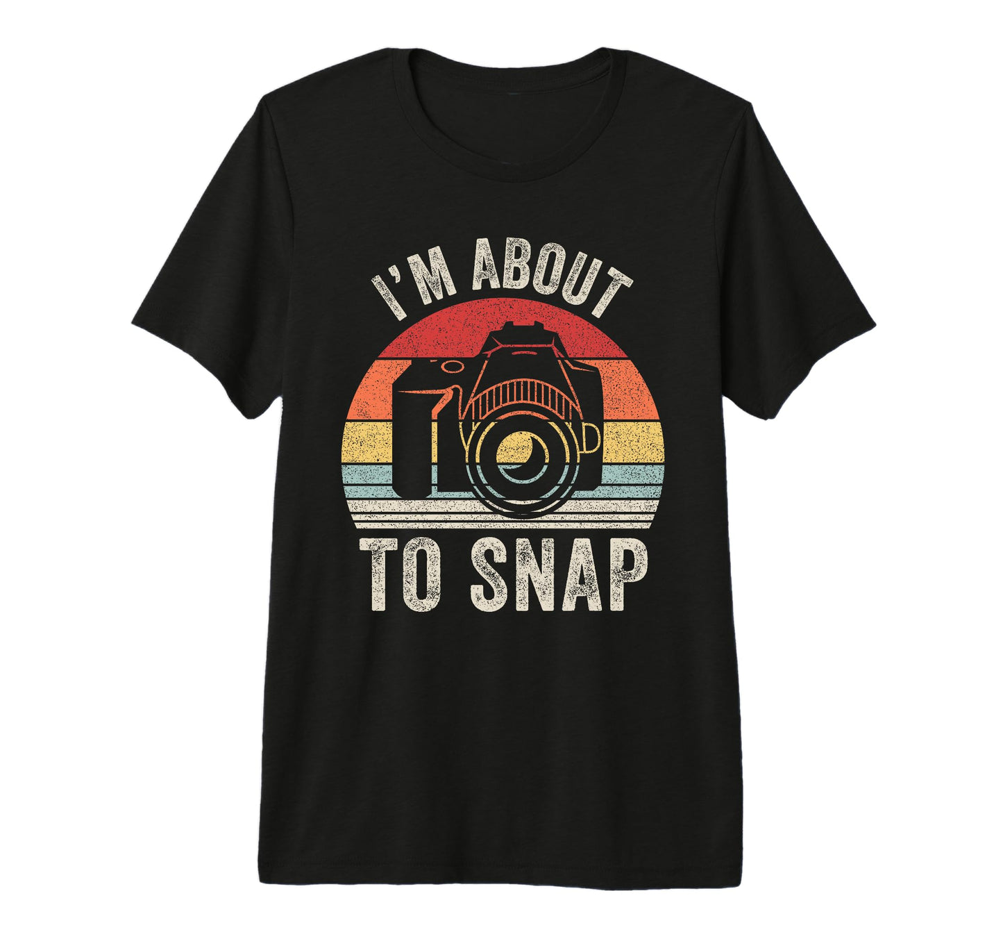 Im About To Snap Camera Photographer T-Shirt - Minimalist Print for Adults - T-Shirt, Sweatshirt, Hoodie