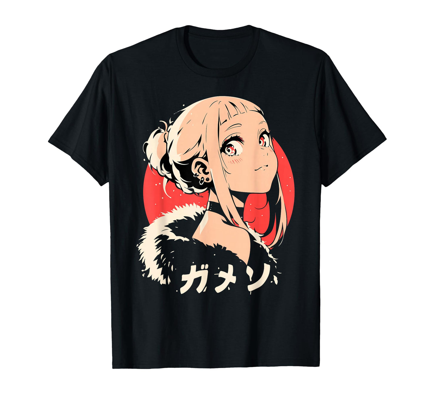 Goth Grunge Demon Anime Waifu T-Shirt - Aesthetic Graphic for Adults - T-Shirt, Sweatshirt, Hoodie