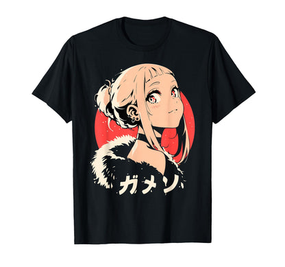 Goth Grunge Demon Anime Waifu T-Shirt - Aesthetic Graphic for Adults - T-Shirt, Sweatshirt, Hoodie