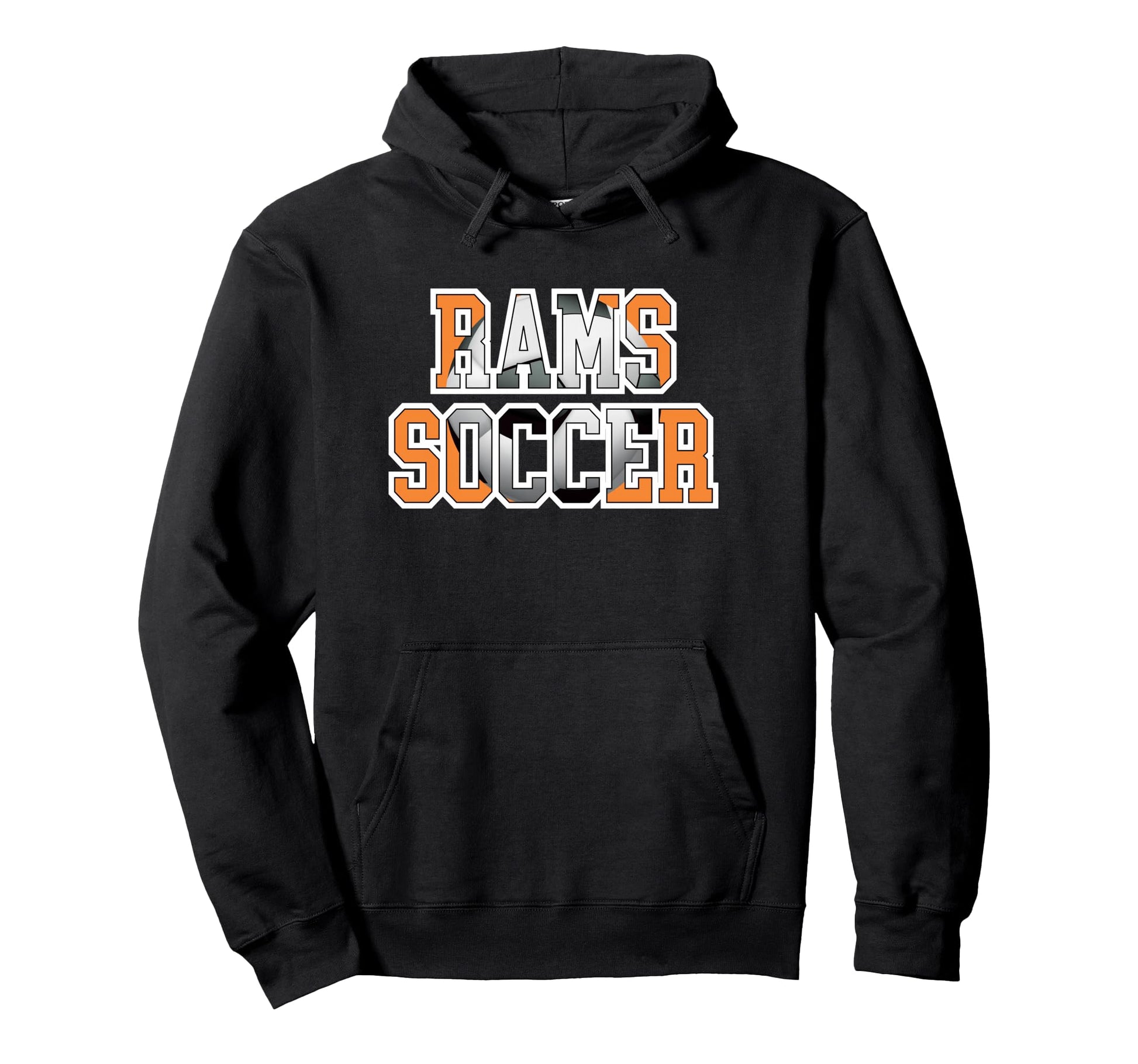 Rams Soccer Mom Game Day Mascot Hoodie - Casual Everyday Wear for Adults - T-Shirt, Sweatshirt, Hoodie