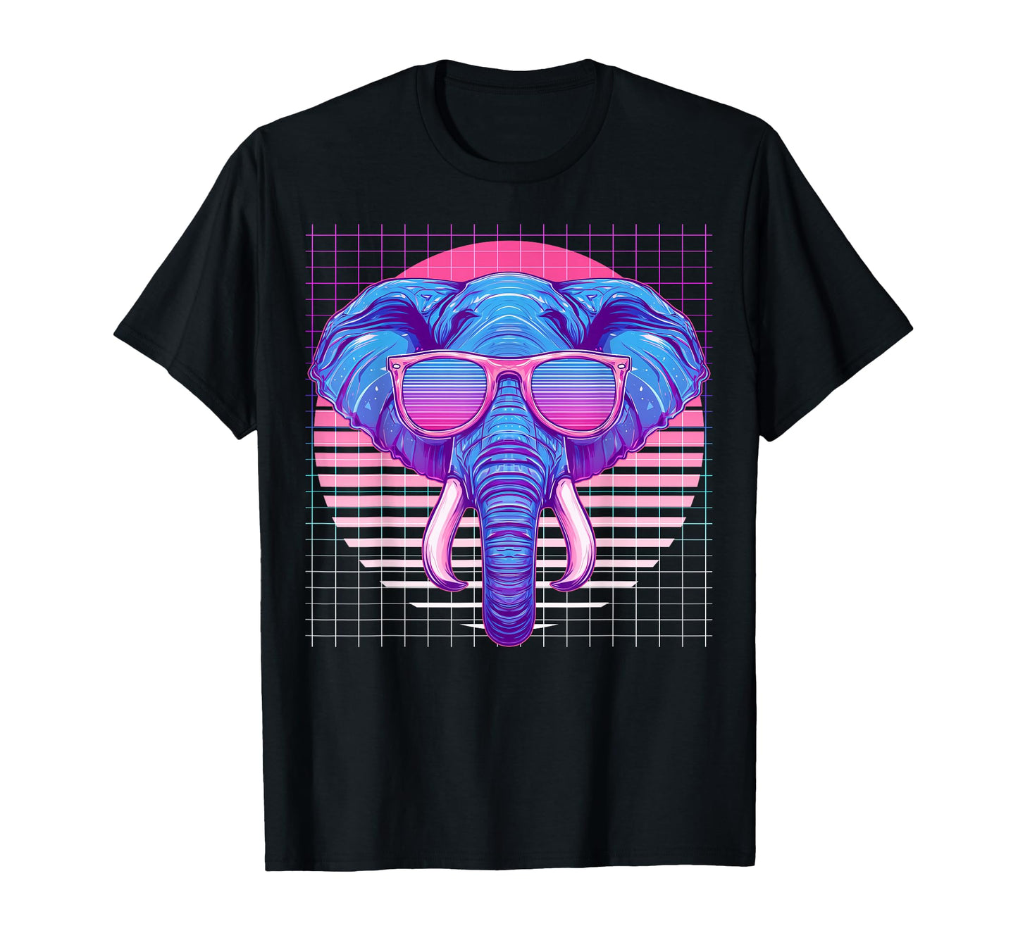 Elephant Sunglasses Animal T-Shirt - Casual Everyday Wear for Adults - T-Shirt, Sweatshirt, Hoodie