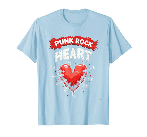 Punk Rock Heart Bold T-Shirt - Graphic Print Unisex - T-Shirt, Sweatshirt, Hoodie