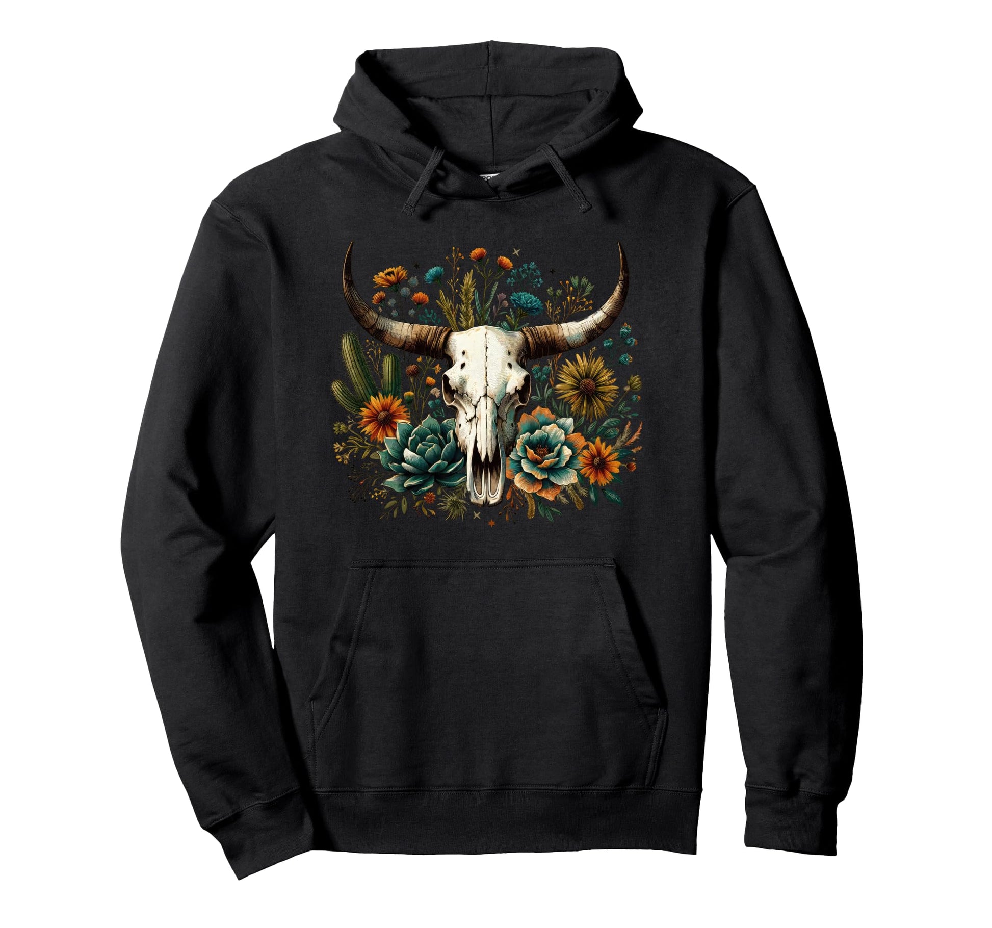 Western Boho Aztec Pattern Traditional Hoodie - Graphic Print for Adults - T-Shirt, Sweatshirt, Hoodie