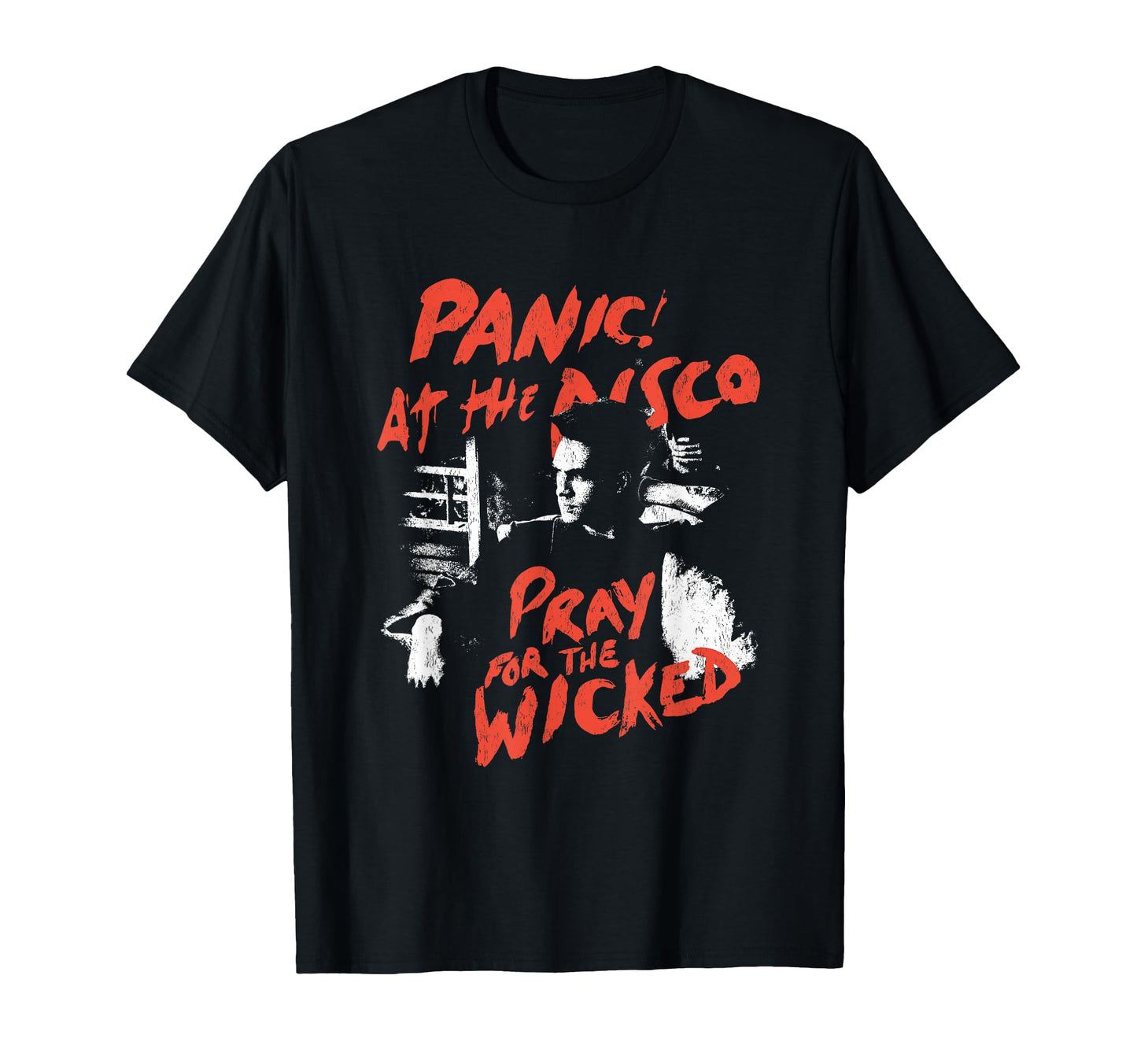Panic Disco Pray Wicked T-Shirt - Minimalist Print for Adults - T-Shirt, Sweatshirt, Hoodie