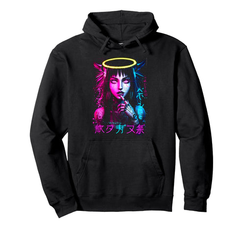 Japanese Aesthetic Streetwear Hoodie - Fun Novelty Design for Adults - T-Shirt, Sweatshirt, Hoodie