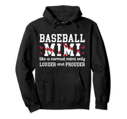 Baseball Mimi Funny Grandma Mimi Hoodie - Aesthetic Graphic Men Women - T-Shirt, Sweatshirt, Hoodie