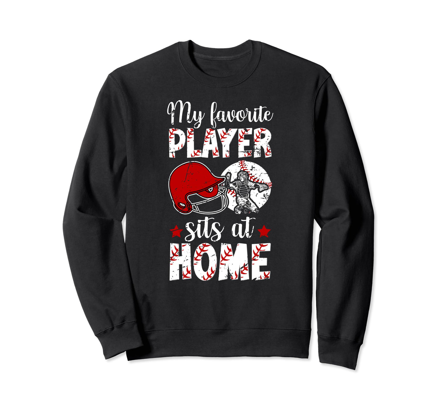 Home Baseball Catcher Grandma Sweatshirt - Casual Everyday Wear Men Women - T-Shirt, Sweatshirt, Hoodie