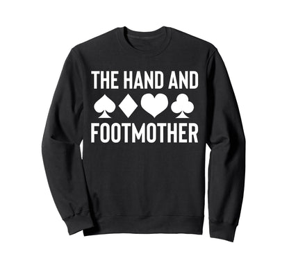 Hand And Footmother Mom Mothers Sweatshirt - Minimalist Print for Adults - T-Shirt, Sweatshirt, Hoodie