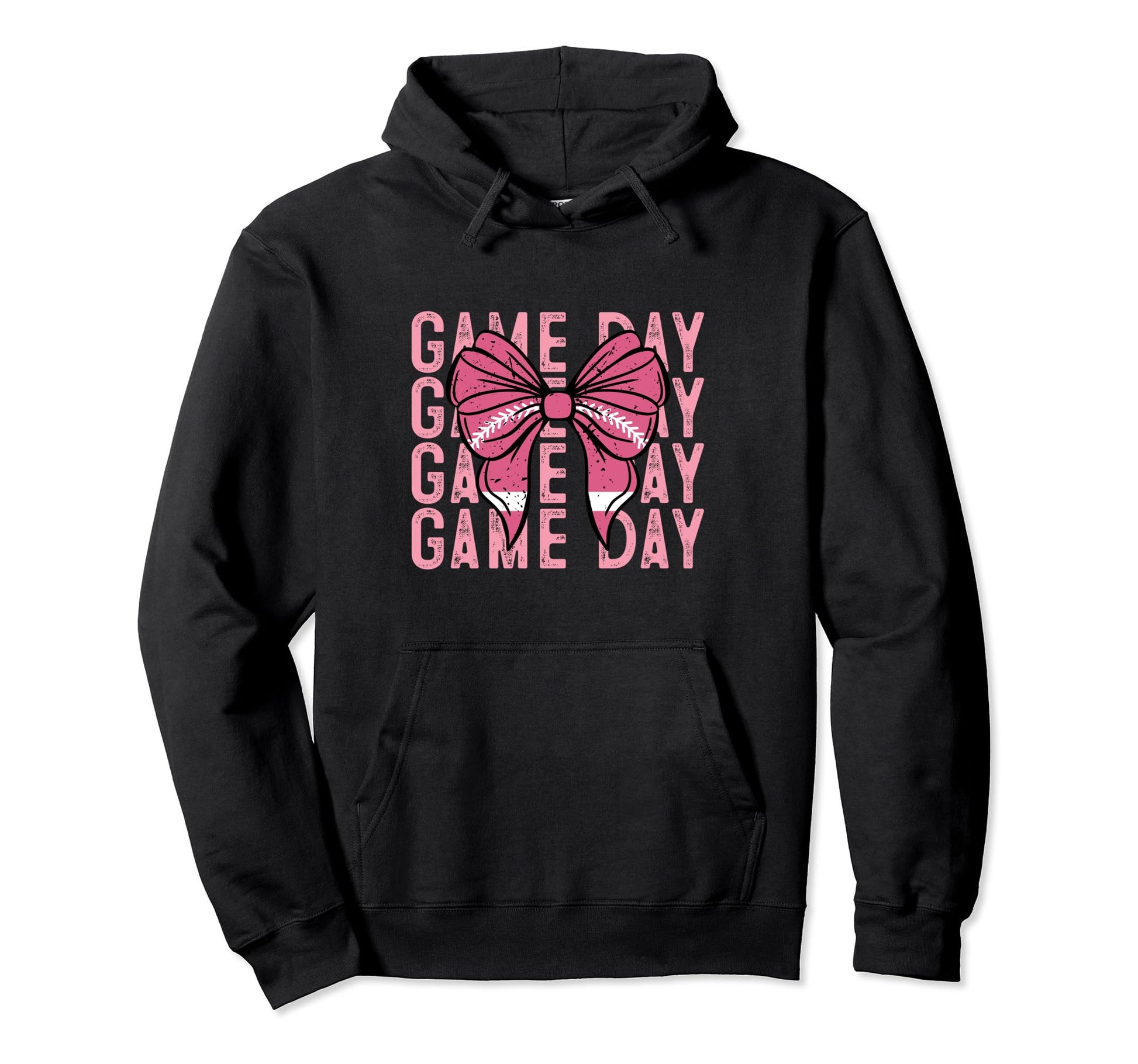 Game Day Mom Cheer Bow Hoodie - Unique Graphic for Adults - T-Shirt, Sweatshirt, Hoodie