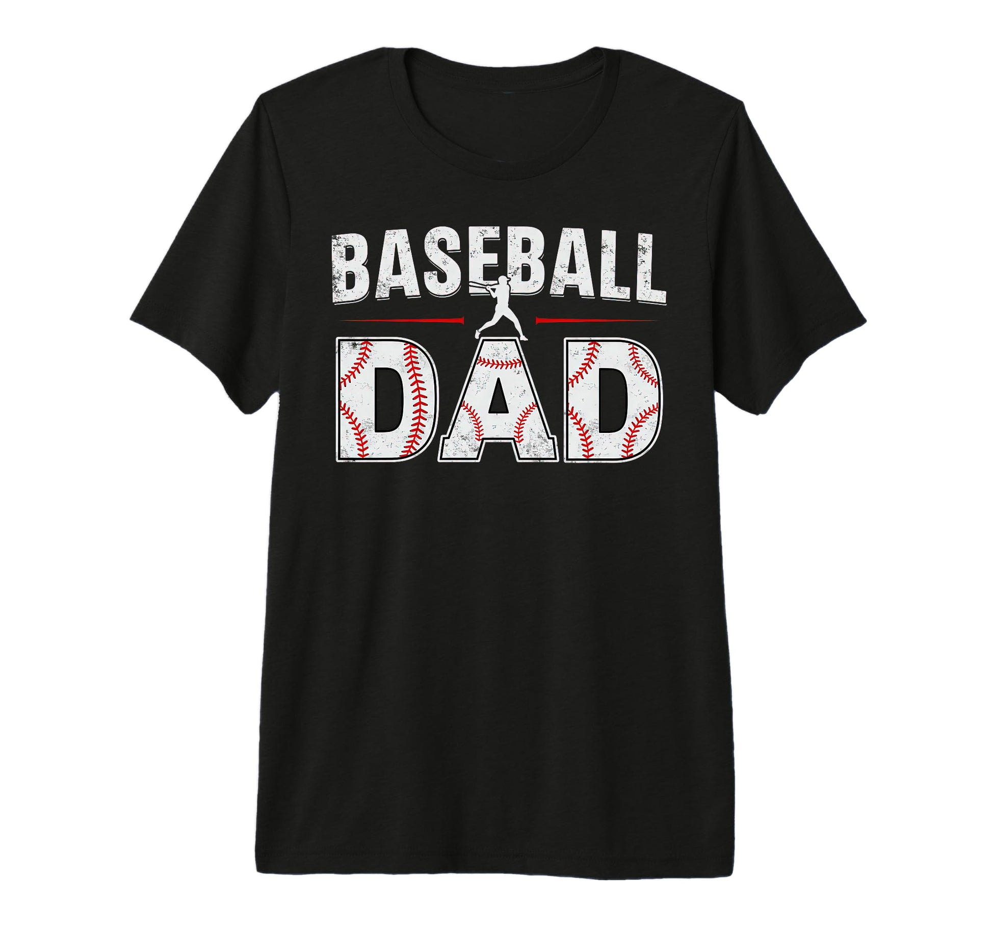 Softball Ball Dad Baseball Dad Parent T-Shirt - Minimalist Print Men Women - T-Shirt, Sweatshirt, Hoodie