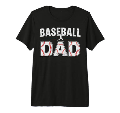 Softball Ball Dad Baseball Dad Parent T-Shirt - Minimalist Print Men Women - T-Shirt, Sweatshirt, Hoodie