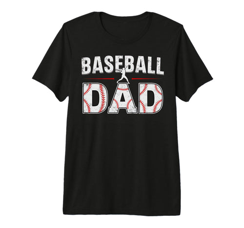 Softball Ball Dad Baseball Dad Parent T-Shirt - Minimalist Print Men Women - T-Shirt, Sweatshirt, Hoodie