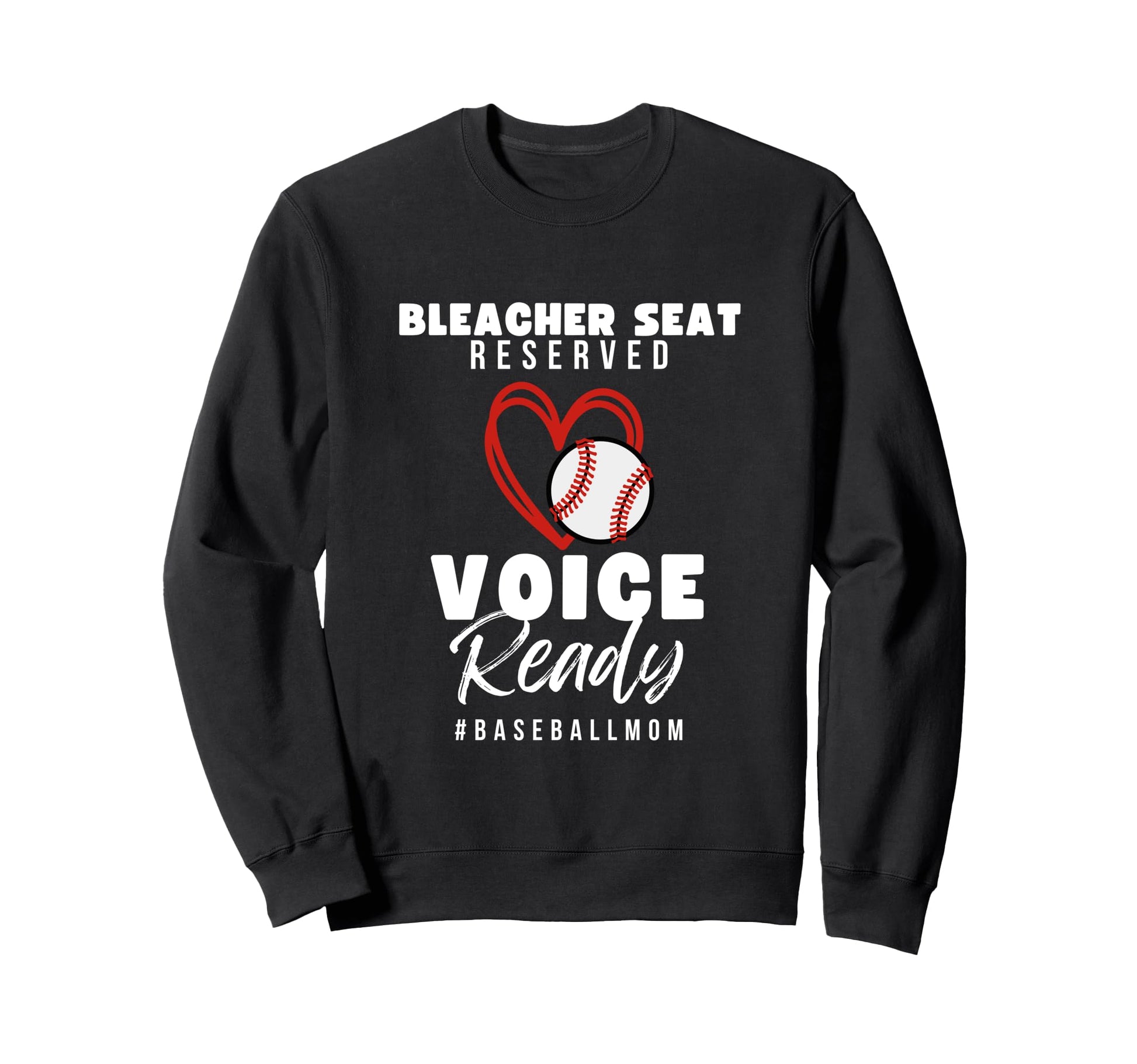 Baseball Mom Life Bleacher Seat Sweatshirt - Casual Everyday Wear Unisex - T-Shirt, Sweatshirt, Hoodie