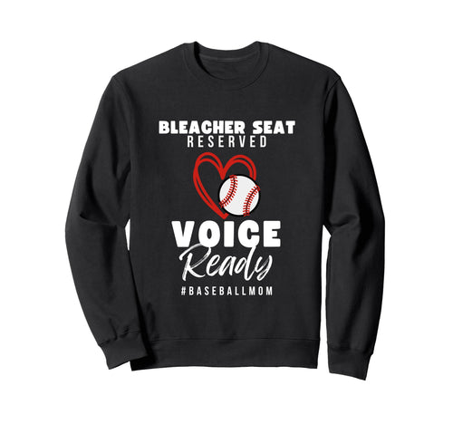 Baseball Mom Life Bleacher Seat Sweatshirt - Casual Everyday Wear Unisex - T-Shirt, Sweatshirt, Hoodie