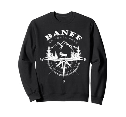 Banff National Park Canada Souvenir Sweatshirt - Trendy Graphic Unisex - T-Shirt, Sweatshirt, Hoodie