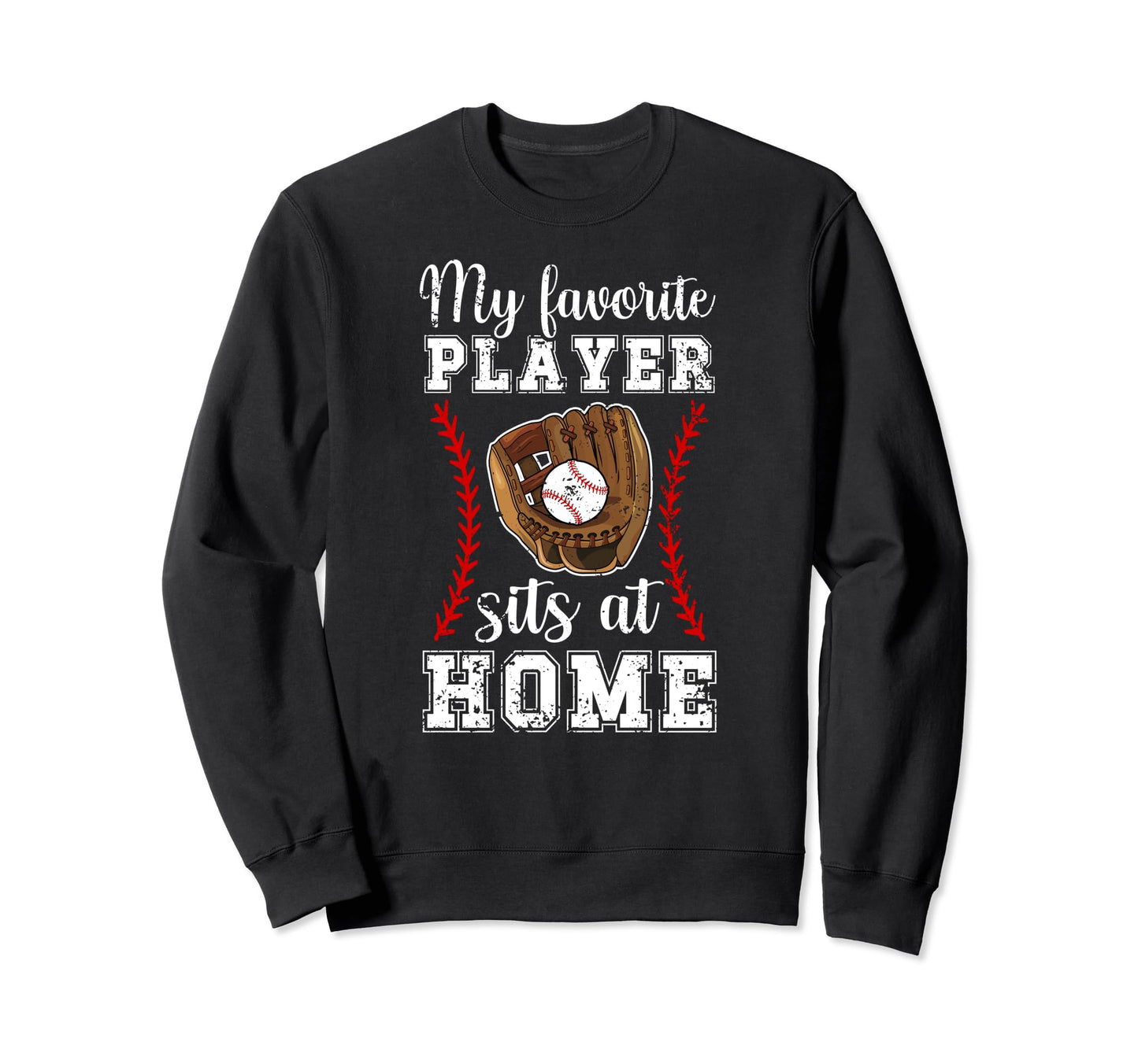 Home Baseball Catcher Mom Baseball Sweatshirt - Trendy Graphic for Adults - T-Shirt, Sweatshirt, Hoodie