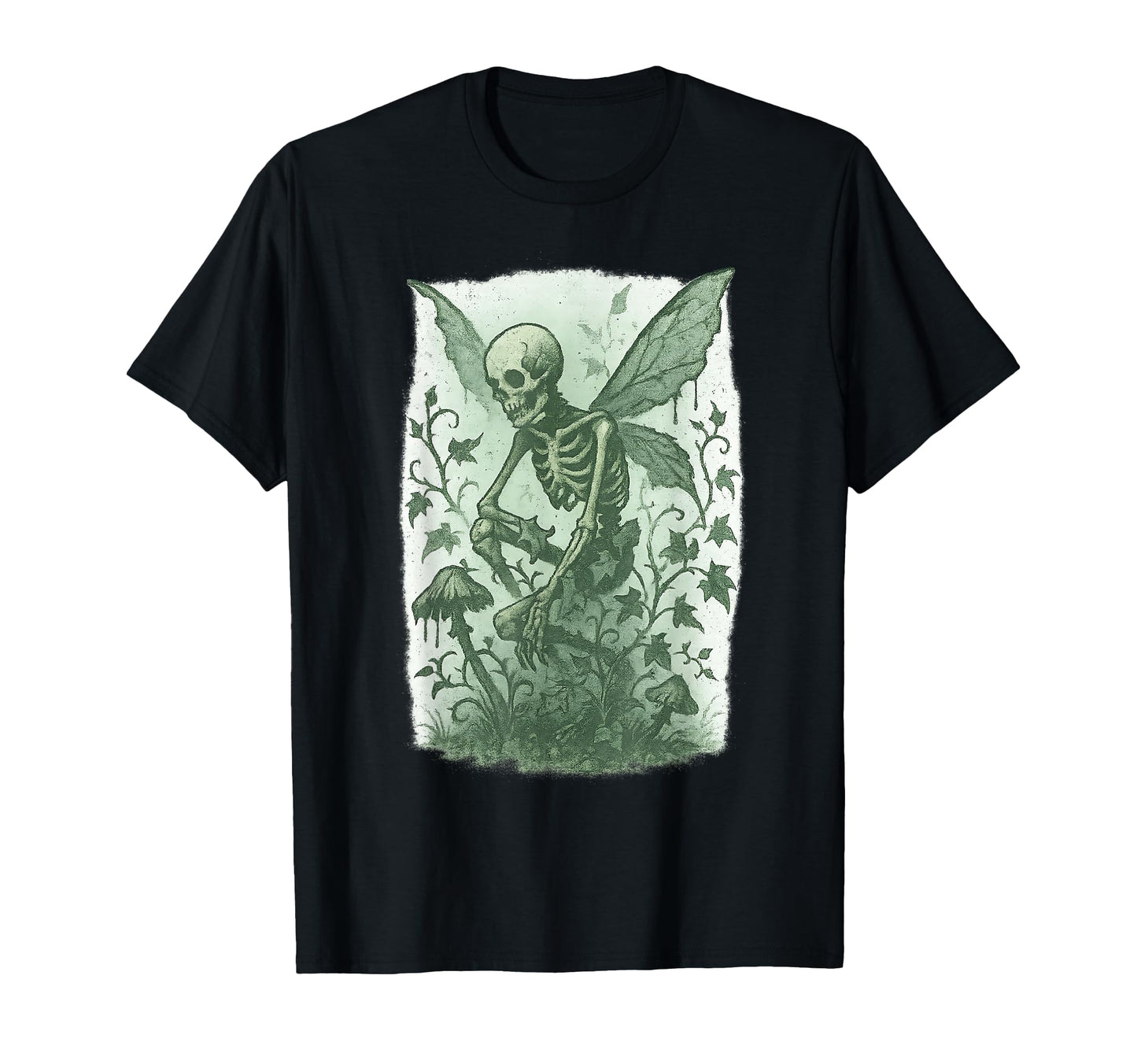 Y2K Grunge Fairycore Therian Skeleton T-Shirt - Novelty Apparel for Adults - T-Shirt, Sweatshirt, Hoodie
