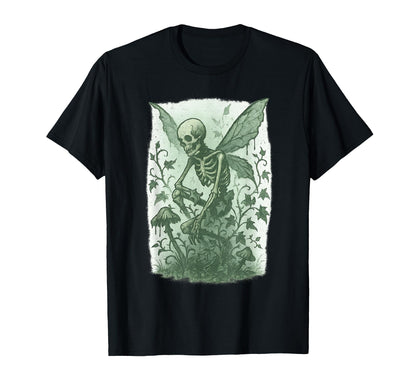 Y2K Grunge Fairycore Therian Skeleton T-Shirt - Novelty Apparel for Adults - T-Shirt, Sweatshirt, Hoodie