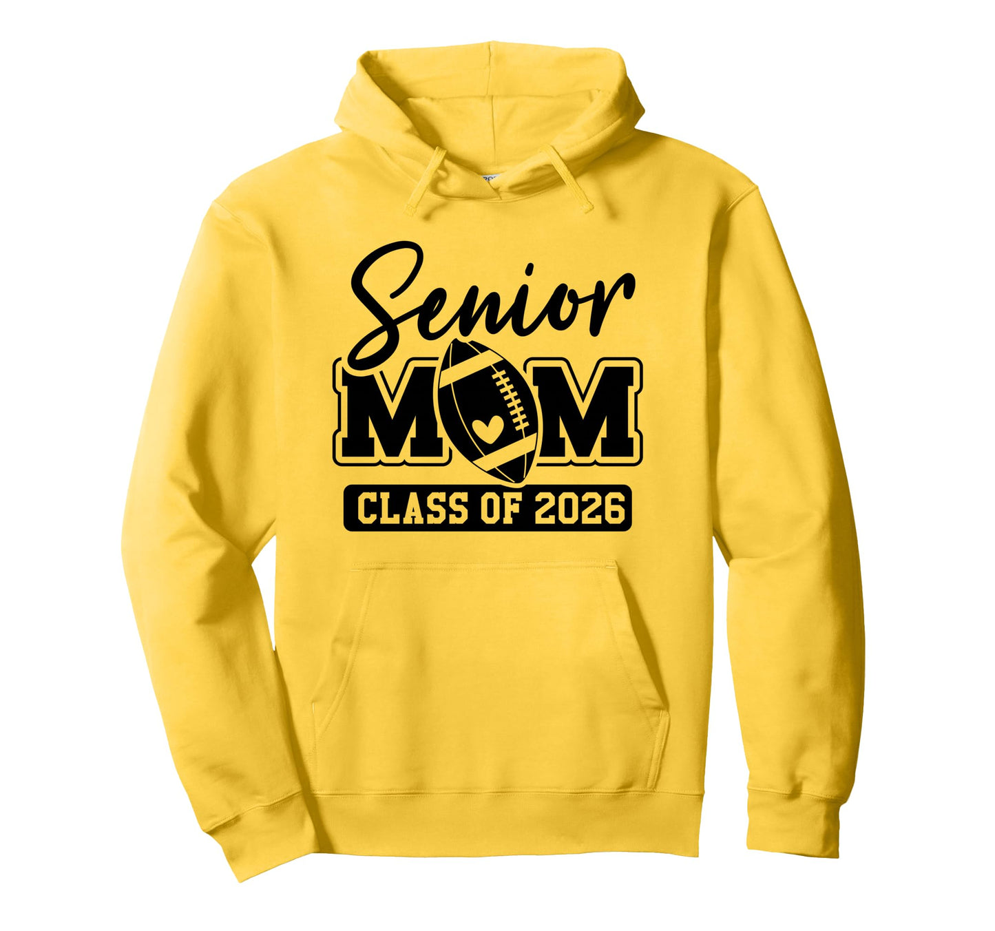 School Spirit Game Day Football Heart Hoodie - Streetwear Style Unisex - T-Shirt, Sweatshirt, Hoodie