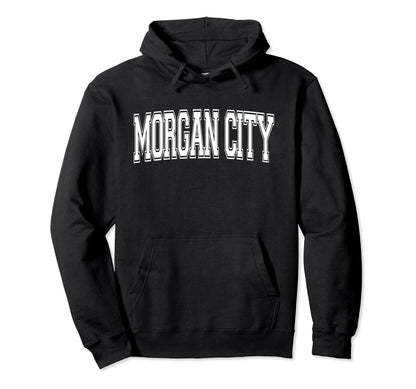 Morgan City La Louisiana Usa Sports Hoodie - Minimalist Print Men Women - T-Shirt, Sweatshirt, Hoodie
