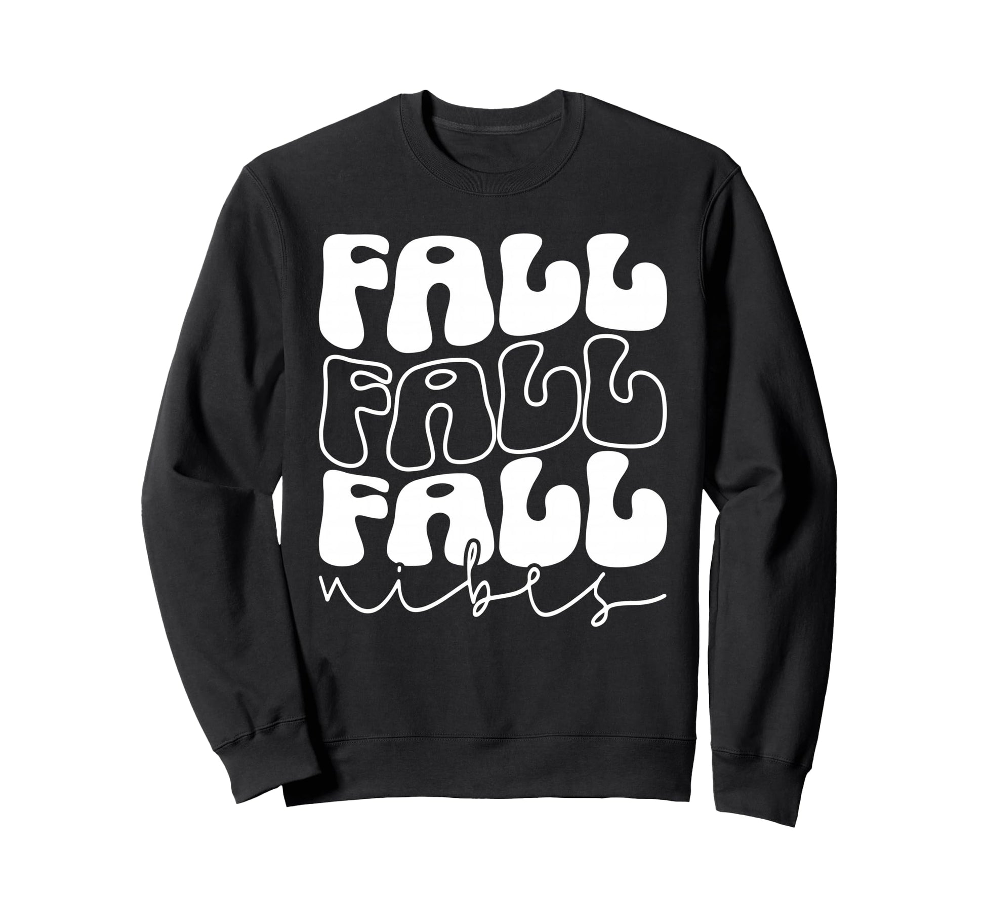 Fall Vibes Rainbow Fall Season Sweatshirt - Minimalist Print for Adults - T-Shirt, Sweatshirt, Hoodie
