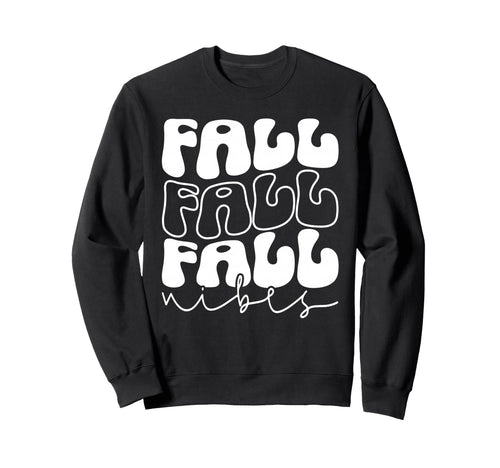 Fall Vibes Rainbow Fall Season Sweatshirt - Minimalist Print for Adults - T-Shirt, Sweatshirt, Hoodie